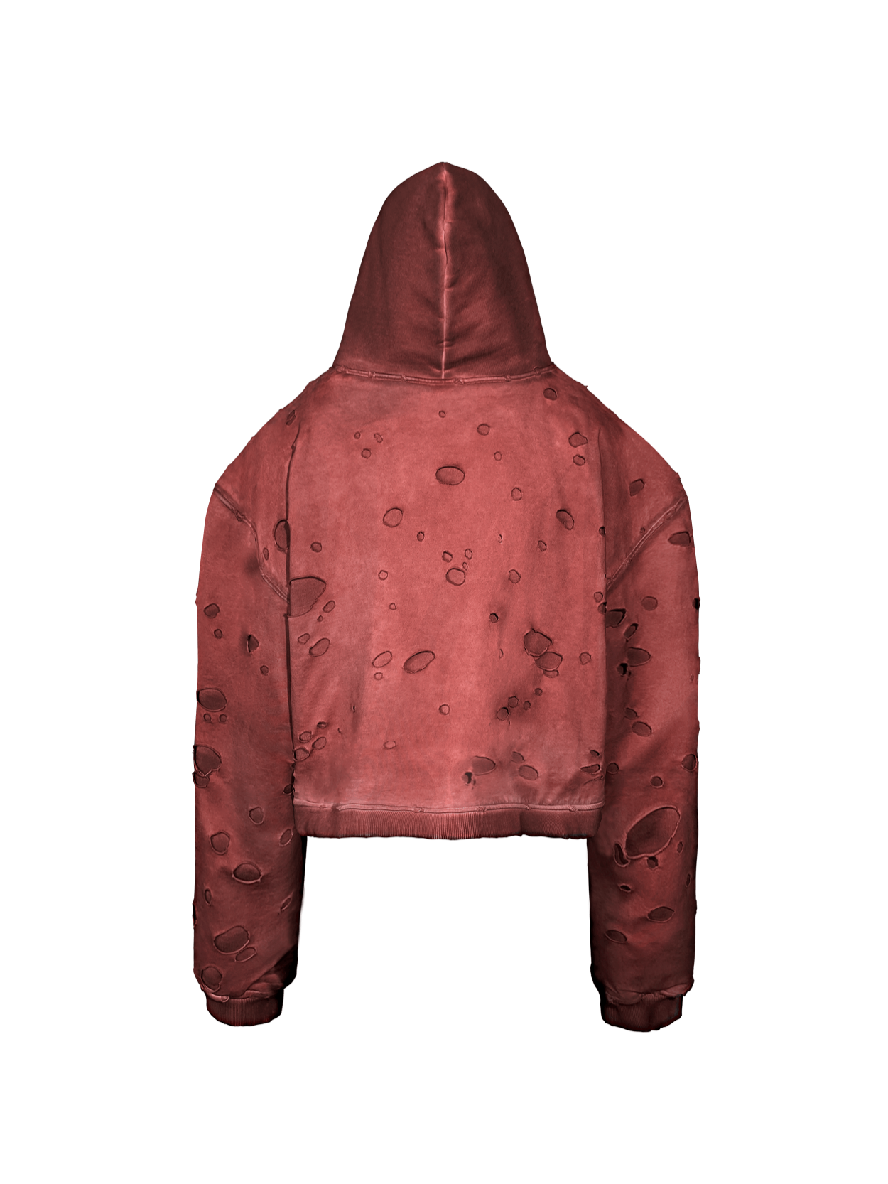 Distressed with Punch Holes Vintage Wizard Hat Short and Wide Hoodie - PSYLOS 1, Distressed with Punch Holes Vintage Wizard Hat Short and Wide Hoodie, Jacket, TecNineGroup, PSYLOS 1